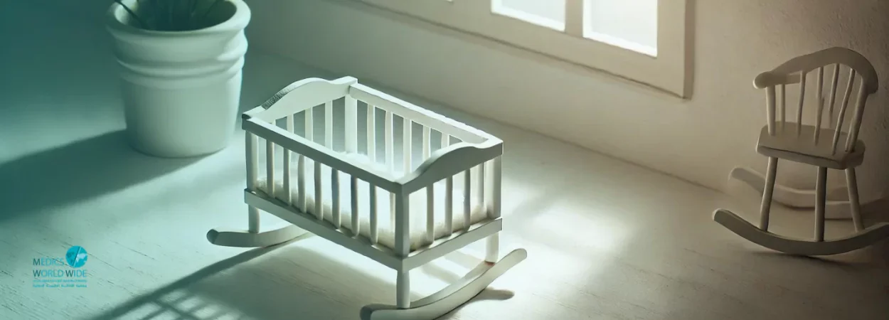 miscarriage symbol empty room and cradle